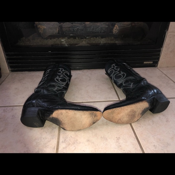 Men Python Boots - Picture 4 of 6